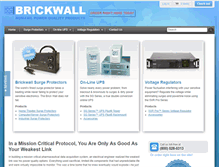 Tablet Screenshot of brickwall.com